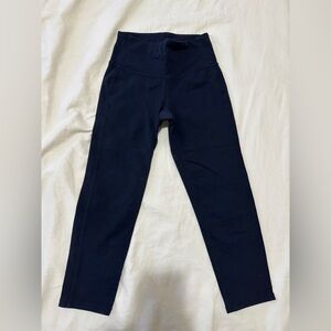 Athleta Dark navy chatturanga leggings